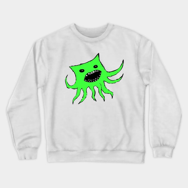 monster Crewneck Sweatshirt by wizardkitten